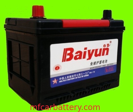 MF58-500 selado baterias de carro de 12 volts, PLA de SAE Maintenance Free Car Battery/OEM para o jipe