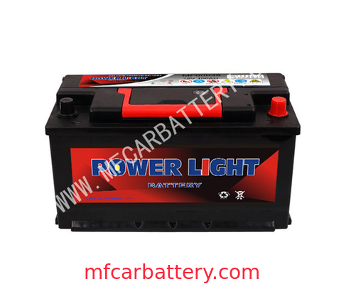 Bateria de carro recarregável 12V do MF 100 AH, bateria livre SMF60038 da manutenção 12v